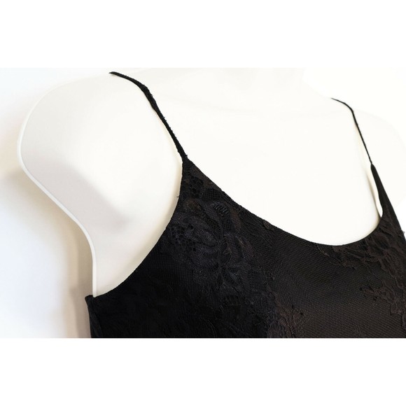 Sam Edelman Womens Bohemian Rhapsody Lace Dress Medium Fringe Flapper Black NEW - Picture 6 of 12